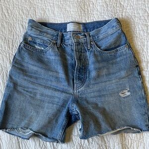 Everlane Light Blue Jean Shorts